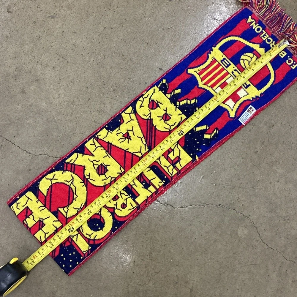 FC Barcelona FAN football scarf Vintage Measured In Photos